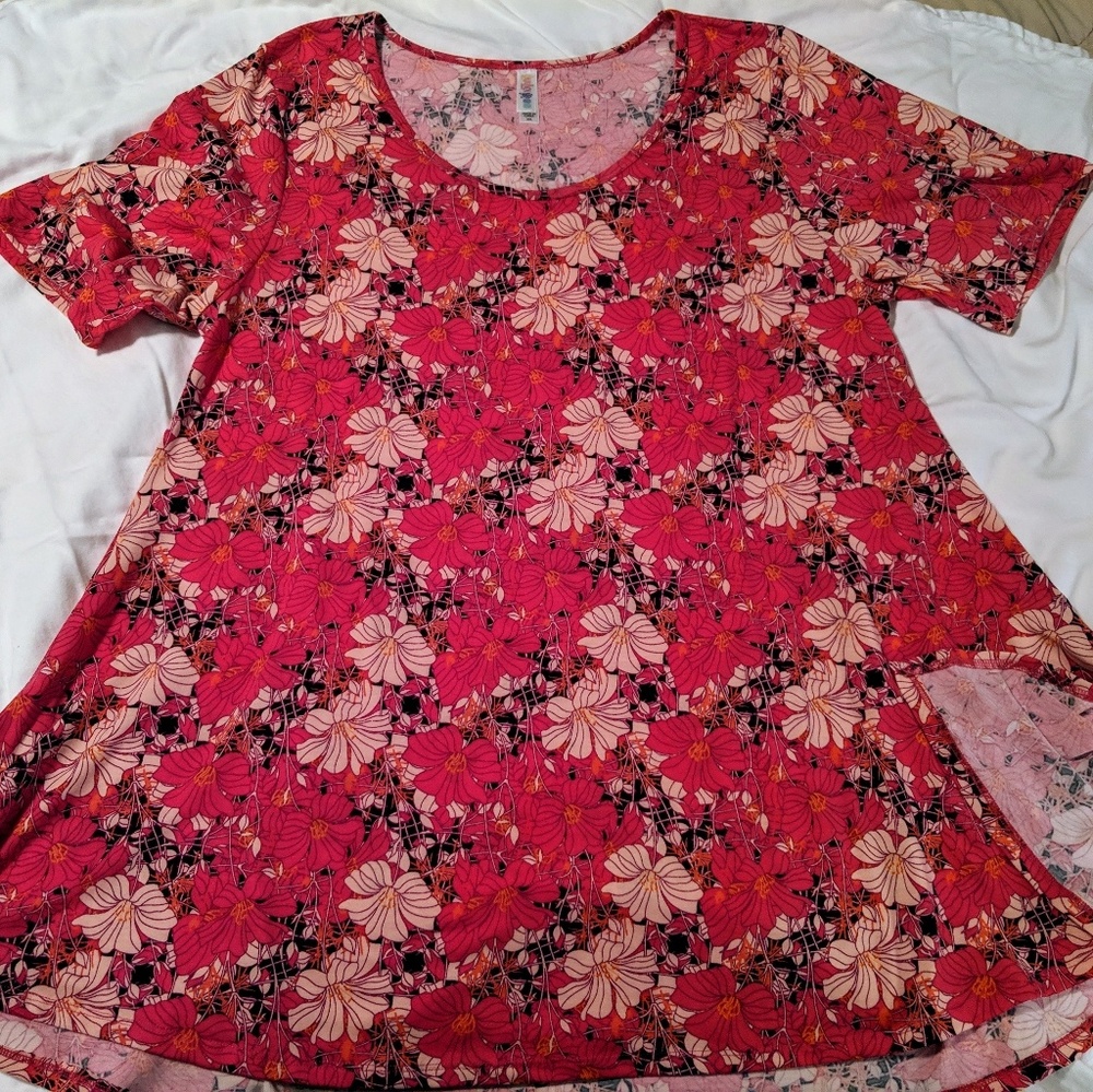 2X Perfect, Lularoe, LLR, Pink, EUC